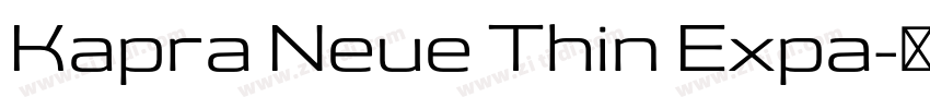Kapra Neue Thin Expa字体转换